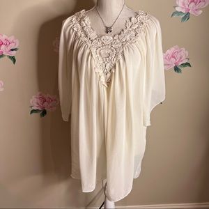 Libian Sheer Lace Top.   U-27